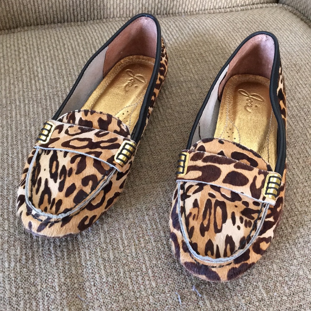 Joie animal print loafers EU 36.5